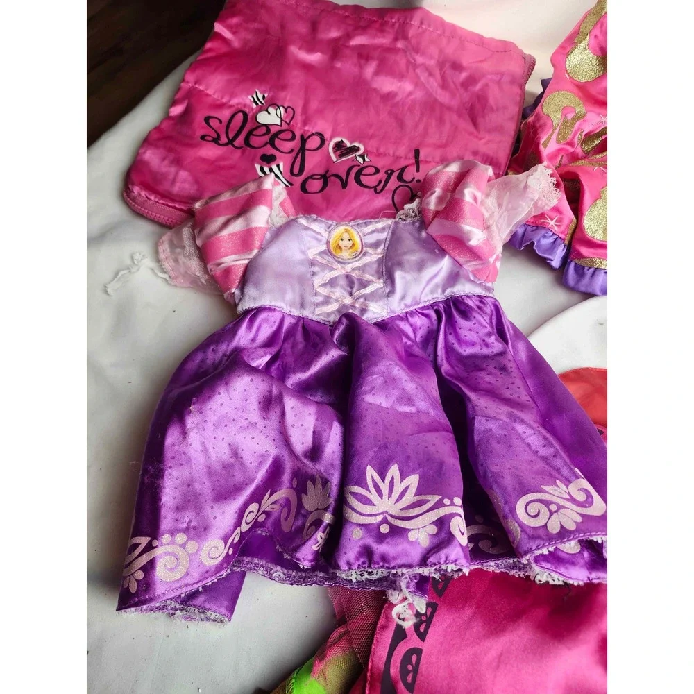 Build-A-Bear Workshop Clothing Lot Disney Princess Aurora My Little Pony 8pc